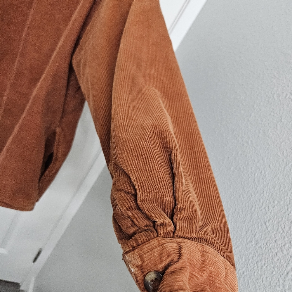 Arrow Corduroy Blanket Lined Button Up Heavy Coat Large Winter Quality - Picture 7 of 9
